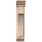 Ekena Millwork Westlake Traditional Smooth Bracket w/ Offset Brace, Douglas Fir, 5 1/2"W x 16"D x 28"H BKT0604X16X28WTL01SDF - alternate 4